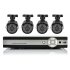 8 Channel Mini DVR Surveillance System with 4 Indoor and 4 Outdoor Cameras is highly durable  weatherproof is Perfect for your Premises  Large or Small
