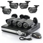 8 Channel Mini DVR Surveillance System with 8 Outdoor Cameras is highly durable  weatherproof and is Perfect for your premises  large or small 