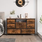 8 Dresser TV Stand, Chest of Drawers for 55