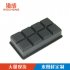 8 Grid Silicone Ice Cube Mold Frozen Tray Ice Making Mold Home Kitchen DIY Tools Ink black