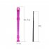 8 Holes Flute Long Musical Soprano Recorder Kids Educational Instrument  purple ABS