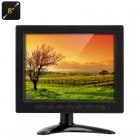 8 Inch 1024x768 TFT LCD Monitor with VGA  BNC and AV input  an adjustable stand and remote control