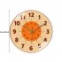 8 Inch 20cm Round Wall Clock Colorful Cartoon Silent Clock For Home Living Room Bedroom Decor White