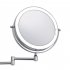 8 Inch Folding  Led Makeup  Mirror Wall mounted 10x Magnifying Mirror Double sided With Light Battery models