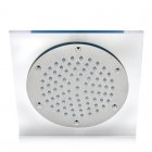 8 Inch LED Shower Head that has 12 LEDs  is square in shape and has a temperature sensor