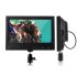 8 Inch On Camera HD DSLR Monitor with 800x480 resolution  a contrast ratio of 500 1  and wide viewing angle makes it perfect for indie filmmakers or freelancers