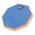 8 Inch Rubber Wooden Dumb Drum Practice Training Drum Pad Music Instruments for Jazz Drums Exercise blue
