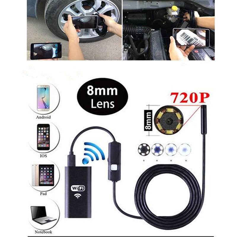 8 LEDs WIFI Endoscope 