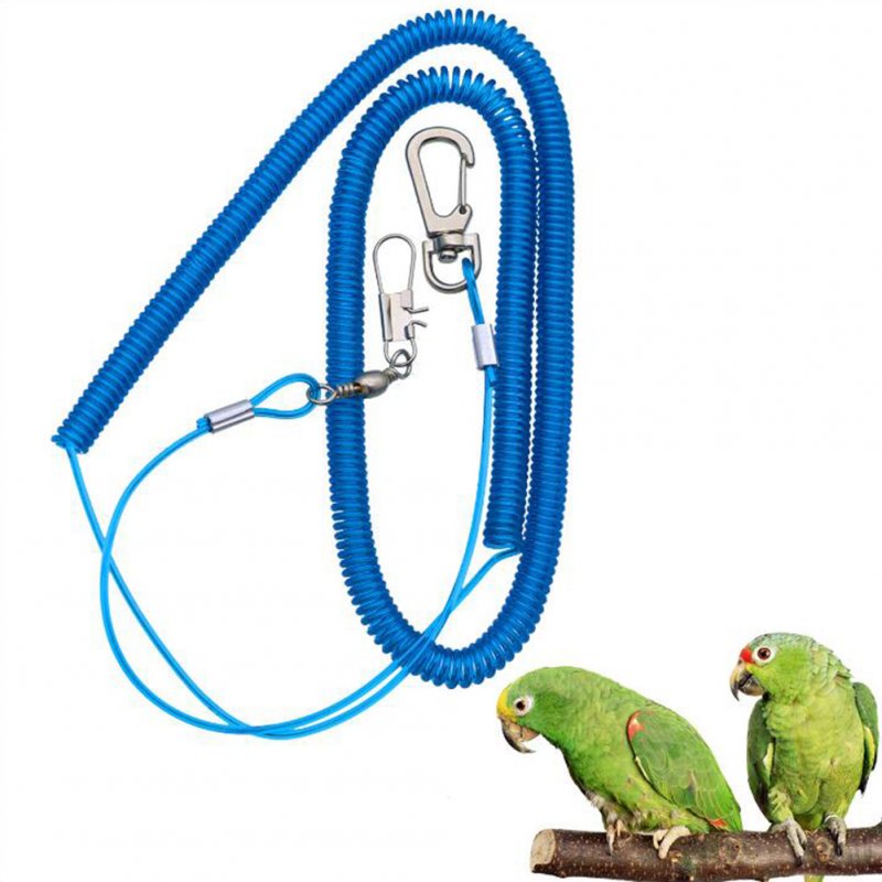 8# Outdoor Flying Elastic Rope for Parrot Birds Training Random Color Ring 8_3 meter flight rope
