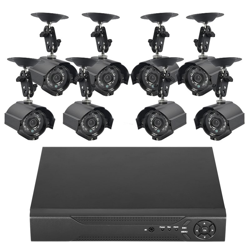 Surveillance Kit w/ 8 Camera + 1TB DVR