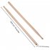 8 Pcs Drum Sticks 5A Classic Maple Drumsticks for Jazz Combo Exercises Performance   Bag Orange