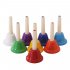 8 Pcs Handbell Hand Bell 8 Note Colorful Kid Children Musical Toy Percussion Instrument color