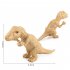 8 Pcs bag Mini  Version  Gold  Dinosaur  Animal  Model Simulation Dinosaur Ornaments As shown