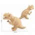 8 Pcs bag Mini  Version  Gold  Dinosaur  Animal  Model Simulation Dinosaur Ornaments As shown