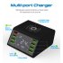 8 Port USB Mobile Phone Smart Charger Digital Display Built in IC Chip Voltage Auto correction British regulatory