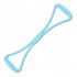 8 Shaped Resistance Bands Multifunctional Yoga Gym Fitness Pulling Rope For Arms Back Shoulders Legs Buttocks White