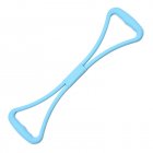 8 Shaped Resistance Bands Multifunctional Yoga Gym Fitness Pulling Rope For Arms Back Shoulders Legs Buttocks blue