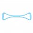 8 Shaped Resistance Bands Multifunctional Yoga Gym Fitness Pulling Rope For Arms Back Shoulders Legs Buttocks blue