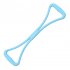 8 Shaped Resistance Bands Multifunctional Yoga Gym Fitness Pulling Rope For Arms Back Shoulders Legs Buttocks blue