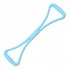 8 Shaped Resistance Bands Multifunctional Yoga Gym Fitness Pulling Rope For Arms Back Shoulders Legs Buttocks blue