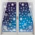 8 Sheets 480pcs PVC Christmas Snowflakes Window Decals Stickers Self adhesive Double sided Design Xmas Winter Window Decoration 21 x 29CM x 8