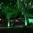 8 Tubes Set LED 30cm Meteor Shower Solar Lamp Falling Rain Fairy String Lights Ultra Bright Drop Decoration Light colors