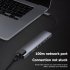 8 in 1 USB C Hub Multiport Adapter 3 1 To 4K Adapter RJ45 SD TF Card Reader PD Fast Charging Compatible For MacBook grey
