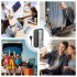 8 in 1 USB Hub 200W 8 Ports USB Charging Station Hub Adapter 5 USB A 3 USB C Multiport USB C Splitter US Plug