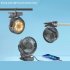 8 inch Clip On Fan  Remote Control Portable Fan With Adjustable Night Light  3 Speeds Strong Airflow And Quiet Operation Fan For Office Dorm Bedroom Strolle bla