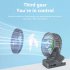 8 inch Clip On Fan  Remote Control Portable Fan With Adjustable Night Light  3 Speeds Strong Airflow And Quiet Operation Fan For Office Dorm Bedroom Strolle bla
