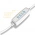 8 inch LED Desktop Multi Function Camera Beauty Light USB Rechargeable Mini Dimming Light white