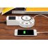 8 port USB charging station with Qi wireless charging pad and iPhone Qi receiver let you recharge your phone without the need of cables