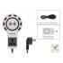 8 port USB charging station with Qi wireless charging pad and iPhone Qi receiver let you recharge your phone without the need of cables
