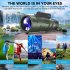 80 x 100 Monocular Telescope  With BAK 4 Prism And FMC Lens  High Power Single Tube Outdoor Telescope With 360   Tripod For Travel  Hiking green