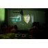 800 Lumen HD LCD Projector that uses a 5 5 inch TFT polycrystalline silicon active matrix has a 2000 to 1 contrast ratio can cast pictures of 150 inch