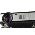 800 Lumen HD LCD Projector that uses a 5 5 inch TFT polycrystalline silicon active matrix has a 2000 to 1 contrast ratio can cast pictures of 150 inch