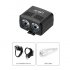 800 Lumen LED Bike Light with 5 lighting modes and 1200mAh battery comes with two mounting brackets for quick and easy use on multiple bikes