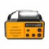 8000mah Emergency Radio Portable Power Bank With Solar Charge Hand Crank Battery Powered Sos Alarm Noaa Am fm Led Torch For Outdoor Emergency green