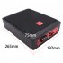 800W Car Active Subwoofer Audio Speaker 20hz 150hz Frequency 90dB 2 6   Super Power Loud Sound Speakers Black