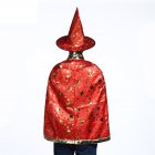 80CM Adult Children Halloween Party Dress Cape Star Pattern Cosplay Cloak PROM Props