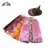 80CM Adult Children Halloween Party Dress Cape Star Pattern Cosplay Cloak PROM Props