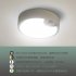 80LEDs 6W Motion Sensor Ceiling Light Battery Operated  Indoor Light for Stairway Hallway Laundry Basement Warehouse White light