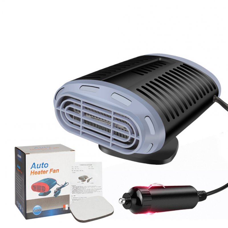 Car Heater 12V 150W Windshield Defroster 3 Air Outlets Heating Cooling Fan Window Defroster Demister Portable Heater 