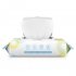 80pcs set Disposable Wet Wipes Cleaning Tissue Portable Swap Pad for Infant Baby 1 package
