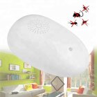 810 Safe Harmless Ultrasonic Indoor Electronic Insect Repellent Device for Mice Mosquitoes white European regulations