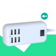 6-Outlet Cell Phone Wall Socket US Plug