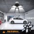 85 265V LED Garage Lamp F2 80W Deform Light for Workshop Warehouse Factory Gym White Light black