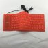 85 key Flexible Soft Silicone Keyboard Waterproof Dustproof Desktop Usb Roll Up Keyboard For Pc Laptop Notebook black