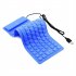 85 key Flexible Soft Silicone Keyboard Waterproof Dustproof Desktop Usb Roll Up Keyboard For Pc Laptop Notebook black