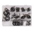 85pcs set Fishing Rod Guides Ceramics High Carbon Steel Ring Surf Casting Fishing Rod Guide Rings for Fishing Rod Accessories Gun color 85 pcs